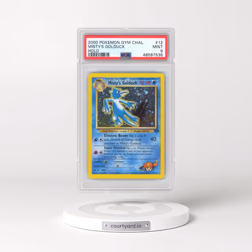 2000 Pokémon Gym Challenge #12 Misty's Golduck - Holo (PSA 9 MINT)