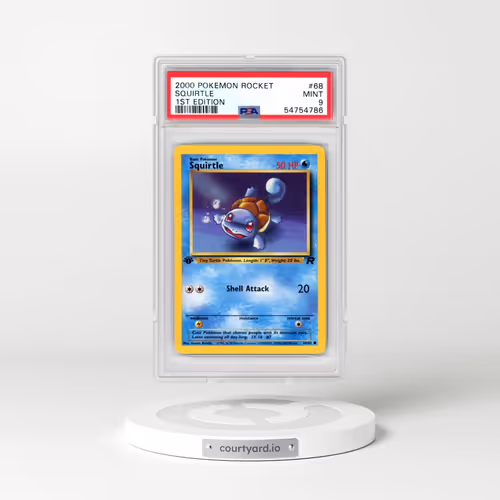 2000 Pokémon Rocket #68 Squirtle - 1st Edition (PSA 9 MINT)