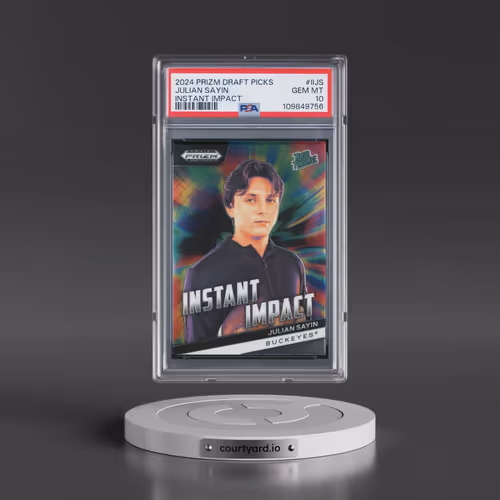 2024 Panini Prizm Draft Picks Instant Impact #IIJS Julian Sayin (PSA 10 GEM MINT)