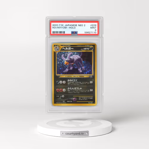 2000 Pokémon Neo 2 #229 Houndoom - Holo (PSA 9 MINT)