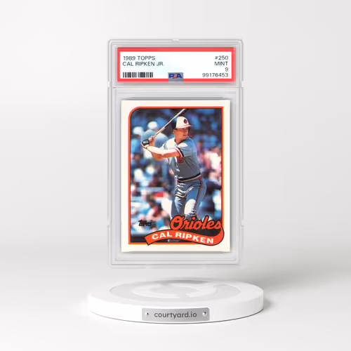 1989 Topps #250 Cal Ripken Jr. (PSA 9 MINT)