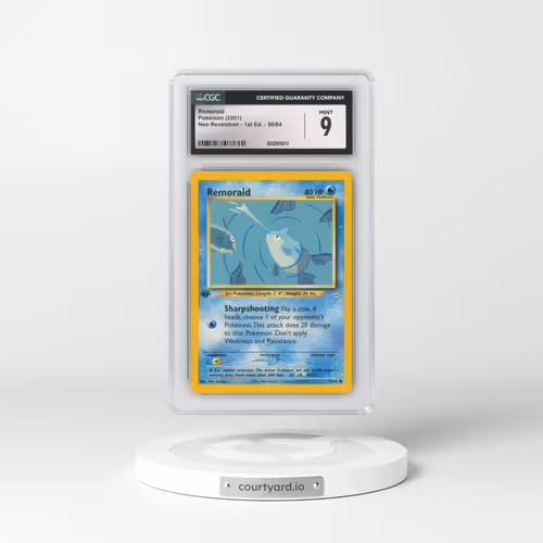 2001 Neo Revelation #50/64 Remoraid - 1st Edition (CGC 9 MINT)