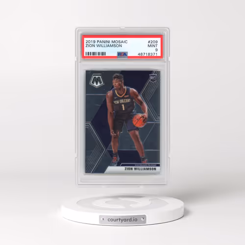 2019 Panini Mosaic #209 Zion Williamson (PSA 9 MINT)