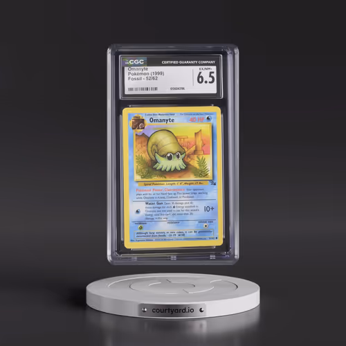 1999 Fossil #52/62 Omanyte (CGC 6.5 EX-NM+)