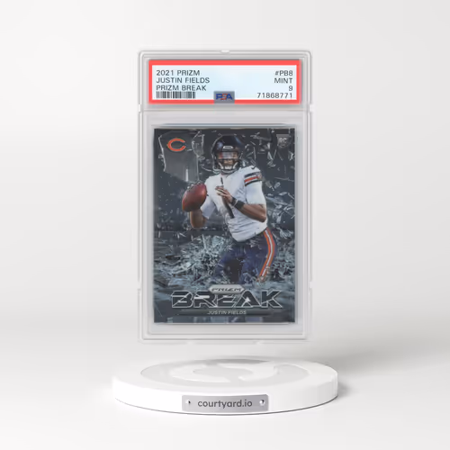 2021 Panini Prizm Prizm Break #PB8 Justin Fields - Base (PSA 9 MINT)