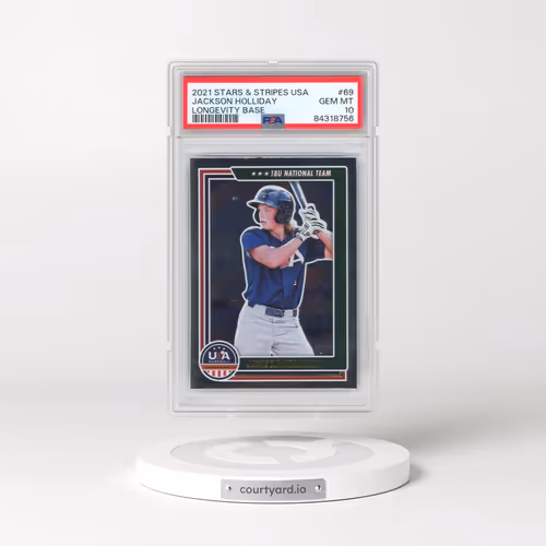 2021 Panini Stars & Stripes USA #69 Jackson Holliday - Longevity Base (PSA 10 GEM MINT)