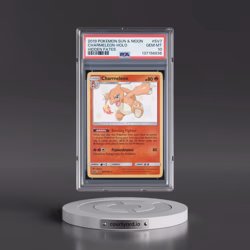 2019 Pokémon Sun & Moon Hidden Fates #SV7 Charmeleon - Holo (PSA 10 GEM MINT)