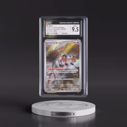 2023 Pokémon Card 151 #179/165 Mr. Mime - Art Rare Holo (CGC 9.5 MINT+)