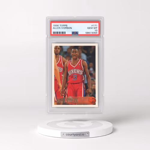 1996 Topps #171 Allen Iverson (PSA 10 GEM MINT)