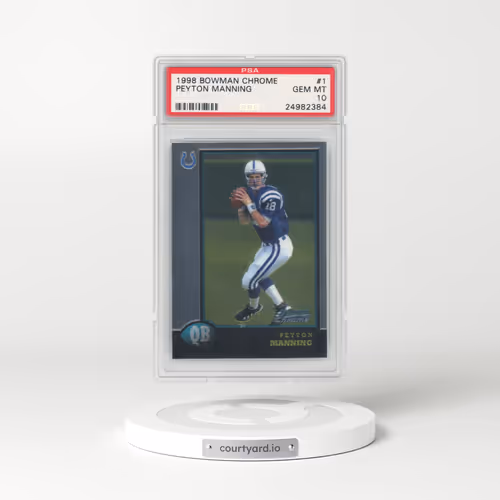 1998 Bowman Chrome #1 Peyton Manning (PSA 10 GEM MINT)