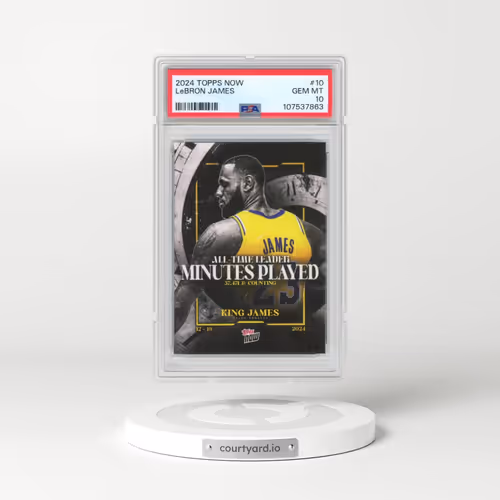 2024 Topps Now #10 LeBron James (PSA 10 GEM MINT)