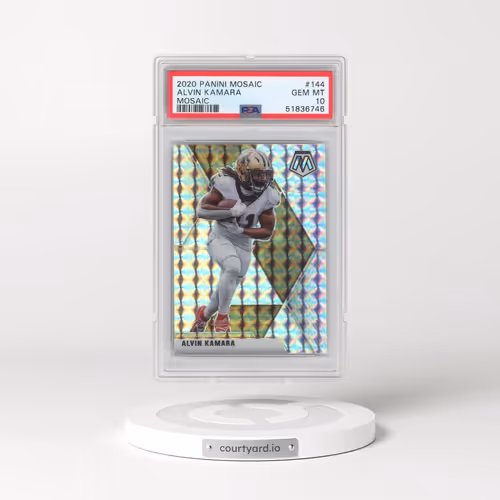 2020 Panini Mosaic #144 Alvin Kamara - Mosaic (PSA 10 GEM MINT)