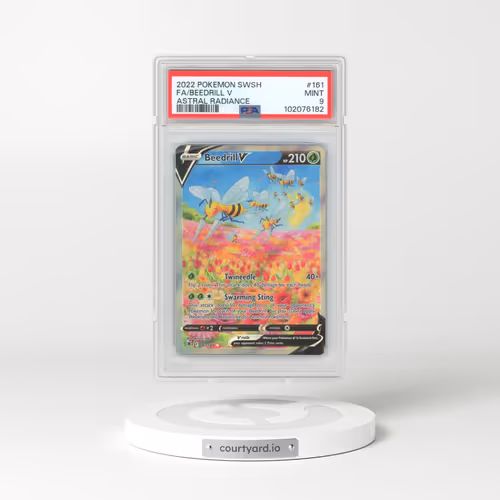 2022 Pokémon Sword & Shield Astral Radiance #161 Beedrill V - Holo Full Art (PSA 9 MINT)