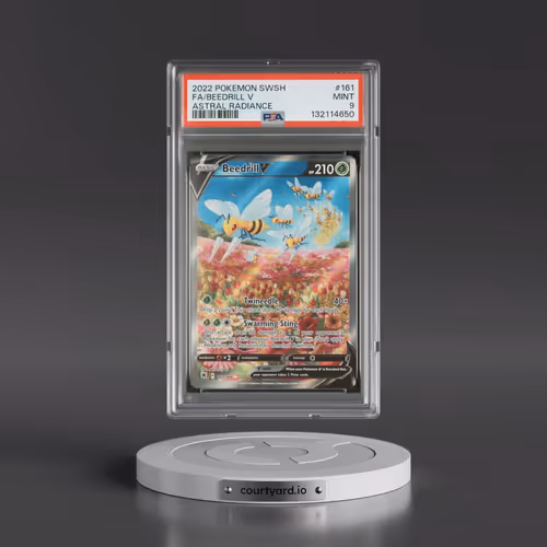 2022 Pokémon Sword & Shield Astral Radiance #161 Beedrill V - Holo Full Art (PSA 9 MINT)