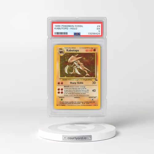 1999 Pokémon Fossil #9 Kabutops - Holo (PSA 5 EX)