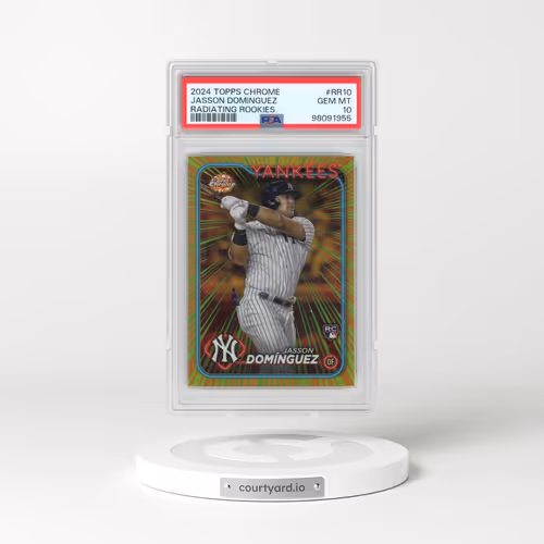 2024 Topps Chrome Radiating Rookies #RR10 Jasson Dominguez (PSA 10 GEM MINT)