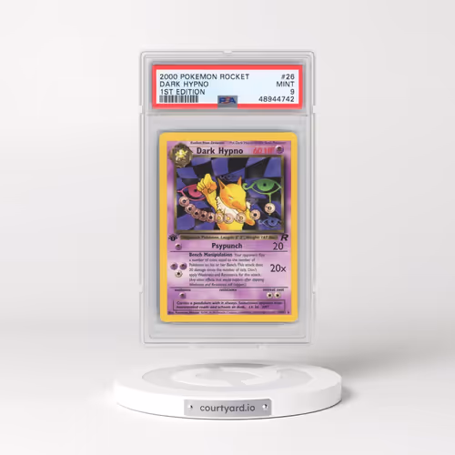 2000 Pokémon Rocket #26 Dark Hypno - 1st Edition (PSA 9 MINT)