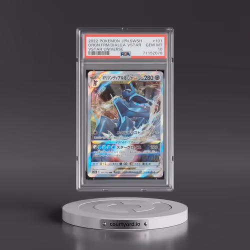 2022 Pokémon Sword & Shield Vstar Universe #101 Origin Forme Dialga Vstar (PSA 10 GEM MINT)