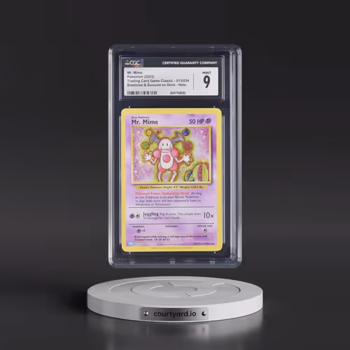 2023 Pokémon Clb-Trading Card Game Classic Blastoise & Suicune EX Deck #013 Mr. Mime (CGC 9 MINT)