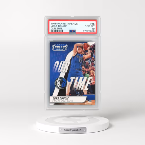 2018 Panini Threads Our Time #15 Luka Doncic (PSA 10 GEM MINT)