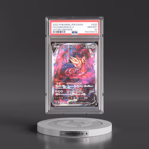 2022 Pokémon Sword & Shield Vstar Universe #232 Zamazenta V - Holo Full Art (PSA 10 GEM MINT)
