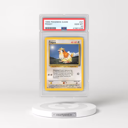 1999 Pokémon Game #57 Pidgey (PSA 10 GEM MINT)