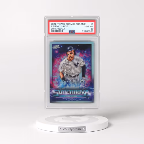 2022 Topps Cosmic Chrome Supernova #9 Aaron Judge (PSA 10 GEM MINT)