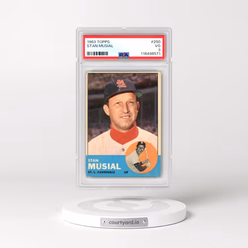 1963 Topps #250 Stan Musial (PSA 3 VG)
