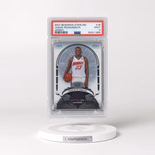 2007 Bowman Sterling #JR Jason Richardson - Jersey (PSA 9 MINT)