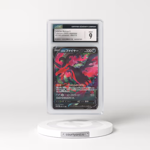 2022 VSTAR Universe #080/172 Galarian Moltres V - Holo (CGC 9 MINT)