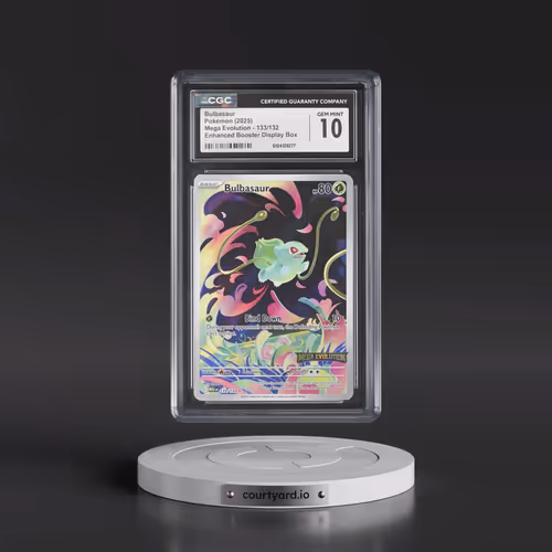2025 Mega Evolution - MEG EN #133/132 Bulbasaur - Enhanced Booster Display Box (Mega Evolution Stamp