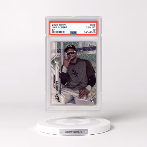 2020 Topps #392 Luis Robert - SP (PSA 10 GEM MINT)