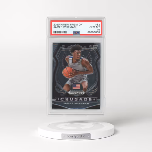 2020 Panini Prizm Draft Picks #82 James Wiseman (PSA 10 GEM MINT)