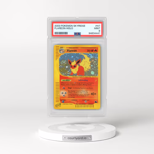 2003 Pokémon Skyridge #H7 Flareon - Holo (PSA 9 MINT)