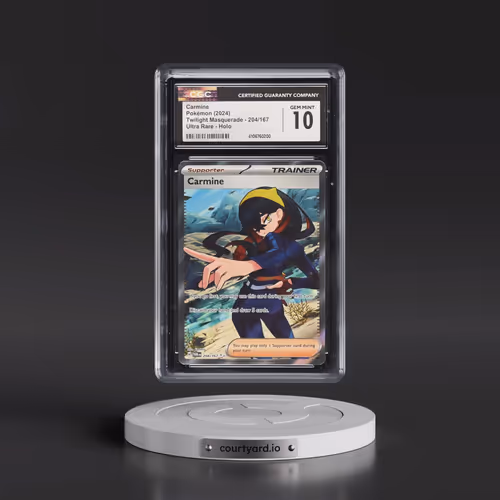2024 Pokémon Twm EN-Twilight Masquerade #204 Carmine - Ultra Rare (CGC 10 GEM MINT)
