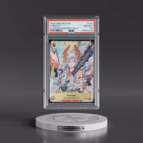 2025 One Piece Promos #016 Yamato - Illustration Box Vol 2 (PSA 10 GEM MINT)
