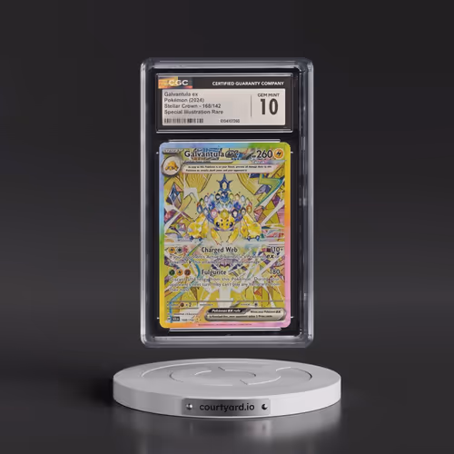 2024 Stellar Crown - SCR EN #168/142 Galvantula ex - Special Illustration Rare (CGC 10 GEM MINT)