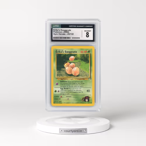 2000 Gym Heroes #43/132 Erika's Exeggcute (CGC 8 NM-MT)