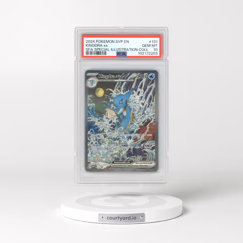 2024 Pokémon Svp EN-SV Black Star Promo #131 Kingdra EX - Holo Shrouded Fable Special Illustration Collection (PSA 10 GEM MINT)