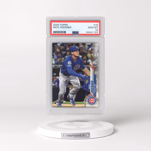 2020 Topps #70 Nico Hoerner (PSA 10 GEM MINT)