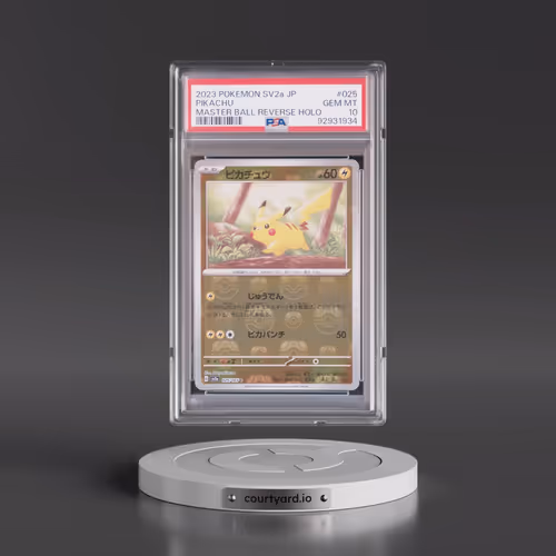 2023 Pokémon Sv2a-Pokémon 151 #025 Pikachu - Reverse Holo Master Ball (PSA 10 GEM MINT)