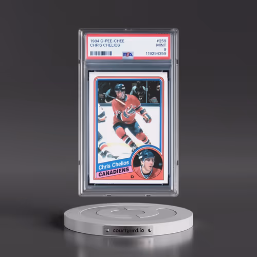1984 O-Pee-Chee #259 Chris Chelios (PSA 9 MINT)
