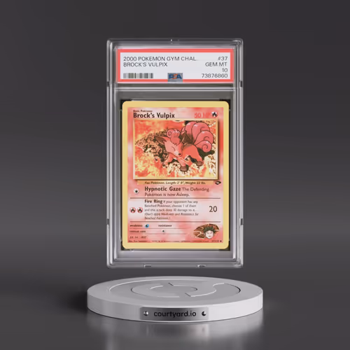 2000 Pokémon Gym Challenge #37 Brock's Vulpix (PSA 10 GEM MINT)