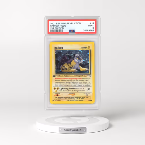 2001 Neo Revelation #13 Raikou - 1st Edition Holo (PSA 9 MINT)
