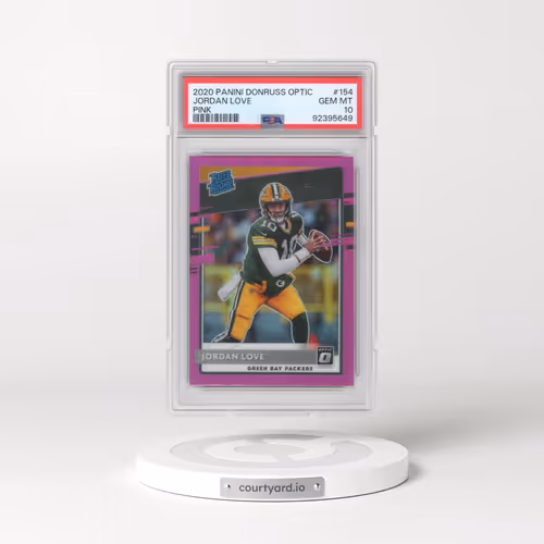 2020 Panini Donruss Optic #154 Jordan Love - Pink (PSA 10 GEM MINT)