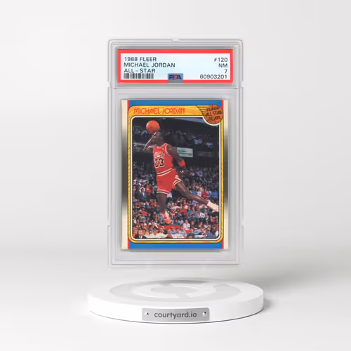 1988 Fleer #120 Michael Jordan - All-Star (PSA 7 NM)