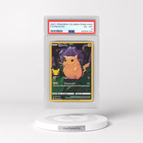 2021 Pokémon Celebrations #005 Pikachu - Full Art (PSA 6 EX-MT)