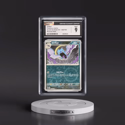 2023 Scarlet & Violet 151 - MEW EN #042/165 Golbat - Reverse Holo (CGC 9 MINT)