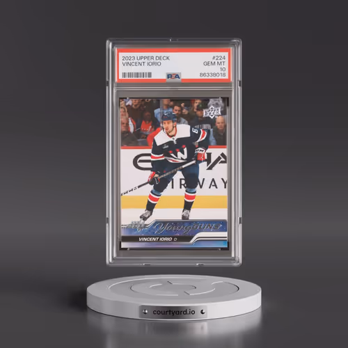 2023 Upper Deck #224 Vincent Iorio (PSA 10 GEM MINT)