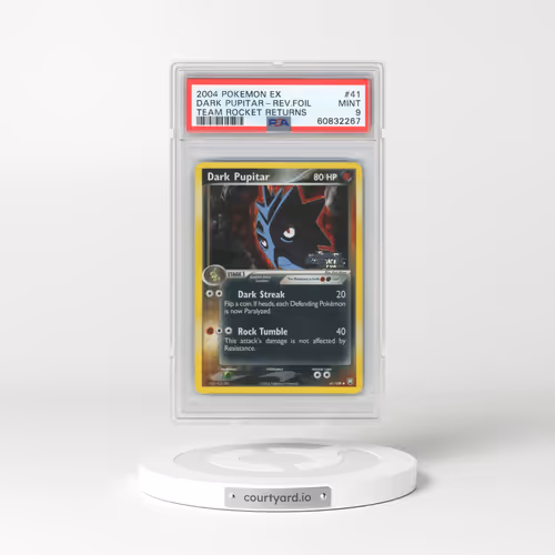 2004 Pokémon EX Team Rocket Returns #41 Dark Pupitar - Reverse Foil (PSA 9 MINT)